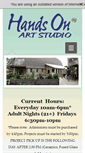 Mobile Screenshot of handsonartstudio.com